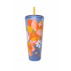 STARBUCKS Spring 2024 Dichroic Magnolias & Flowers 24 Oz Venti Cold Cup Tumbler